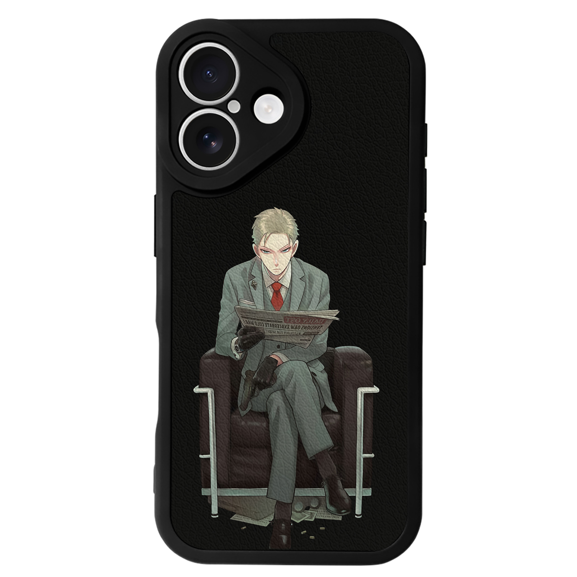 （画像用） SPY×FAMILY间谍家家酒 【iPhone 16シリーズ対応】シリコンスマホケース（レザー調） 材質：シリコン